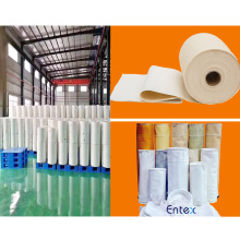 1~500 micron polyester dust filter fiber needle punched felt dust filter cloth for baghouse collector